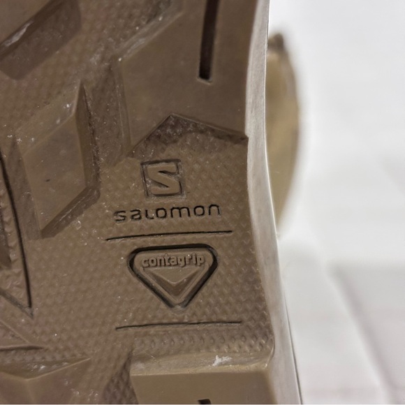 Salomon Forces Guardian Tactical Boots Coyote Brown Women 6 1/2 Combat Boot Tan - Picture 10 of 13